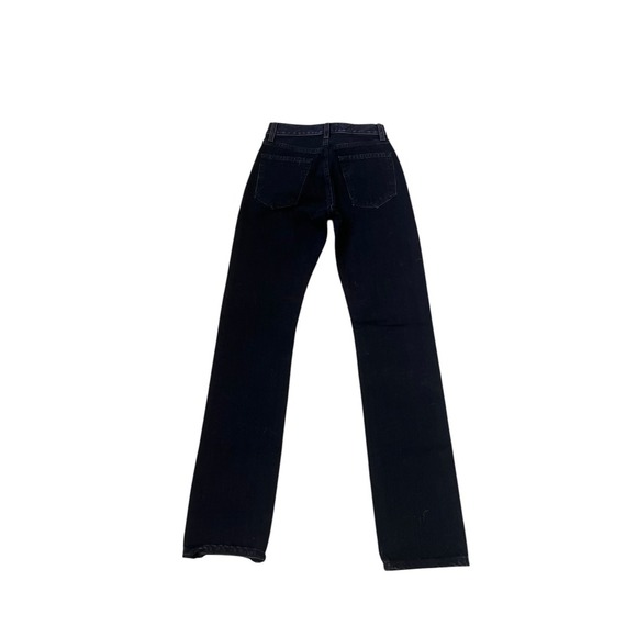 The FEEL STUDIO inc‎ Women's Genuine Jean in Black wash sz 24 TALL "No Tab" - Picture 2 of 4